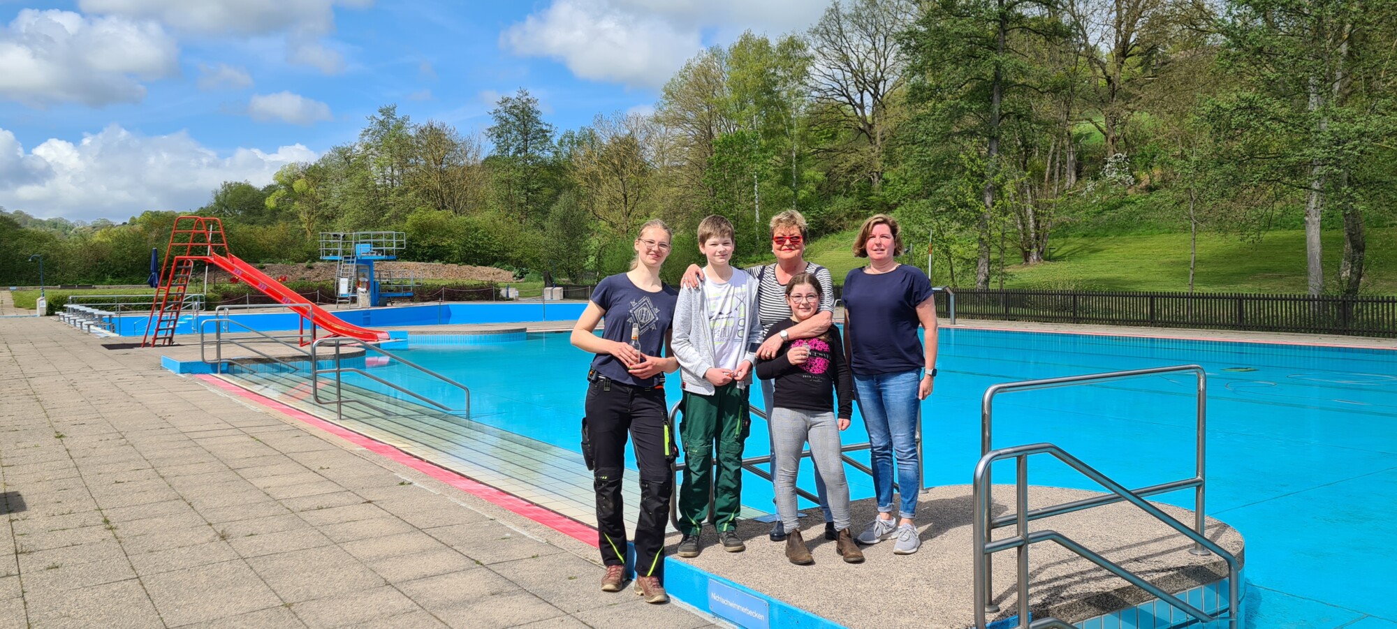 Arbeitseinsatz im Poller Freibad