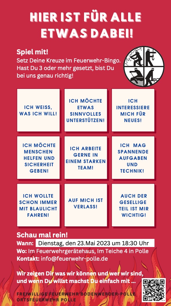 Feuerwehr Polle – Infoabend 23.5.23