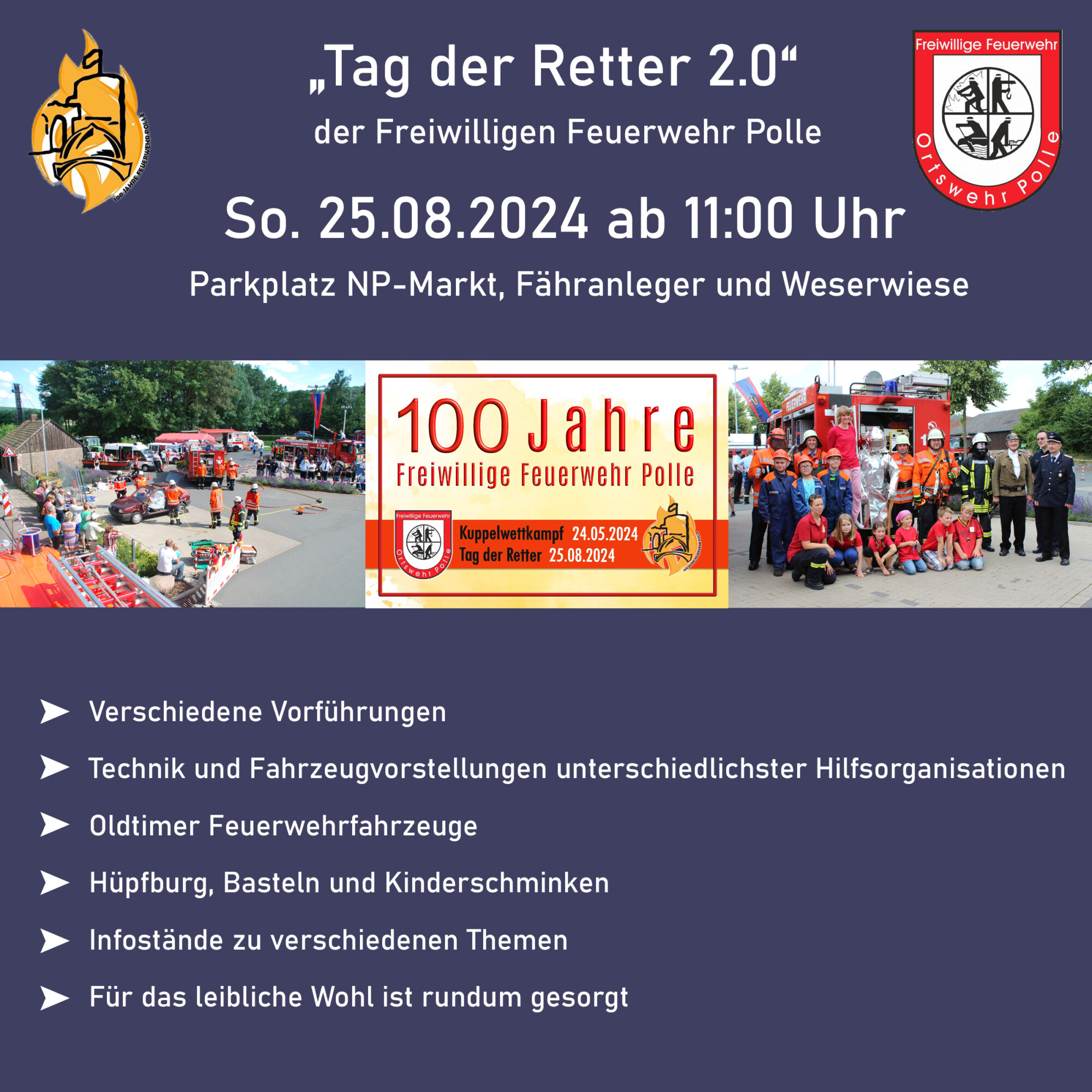 „Tag der Retter 2.0“ der Freiwilligen Feuerwehr Polle
