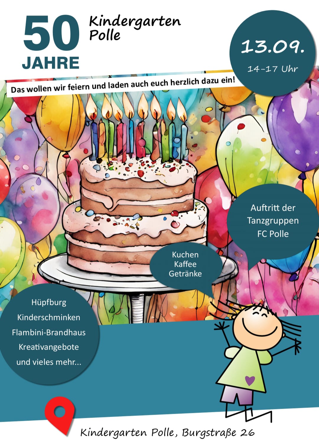 Kindergarten Polle wird 50 Jahre!